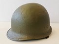 U.S. WWII steel helmet shell, overpainted