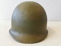 U.S. WWII steel helmet shell, overpainted