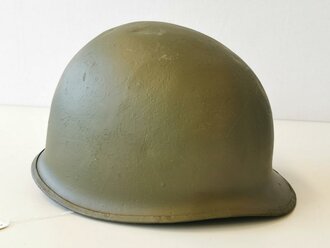 U.S. WWII steel helmet shell, overpainted