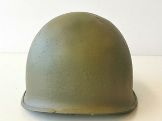 U.S. WWII steel helmet shell, overpainted