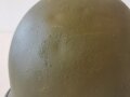 U.S. WWII steel helmet shell, overpainted