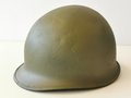 U.S. WWII steel helmet shell, overpainted