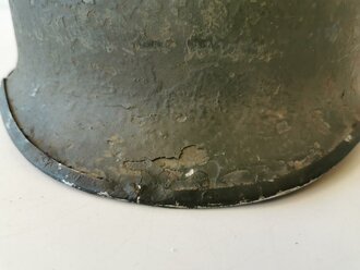 U.S. WWII steel helmet shell, overpainted