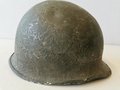 U.S. WWII steel helmet shell, overpainted