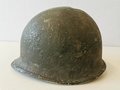 U.S. WWII steel helmet shell, overpainted