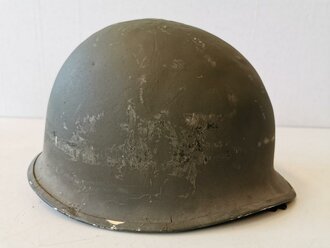 U.S. WWII steel helmet shell, overpainted