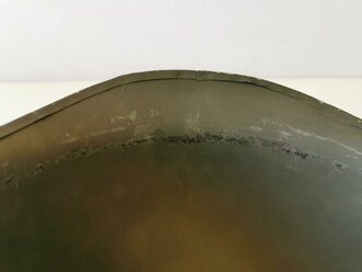 U.S. WWII steel helmet shell, overpainted