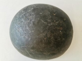 U.S. WWII steel helmet shell, overpainted