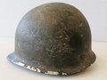 U.S. WWII steel helmet shell, overpainted