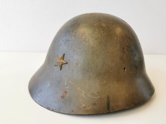 Japan Stahlhelm Originallack, höchstwahrscheinlich 2.Weltkrieg