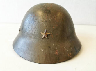 Japan Stahlhelm Originallack, höchstwahrscheinlich 2.Weltkrieg