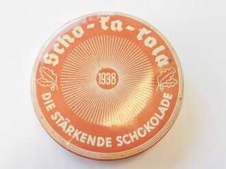 Scho-ka-kola Dose Wehrmacht Packung 1938, guter Zustand