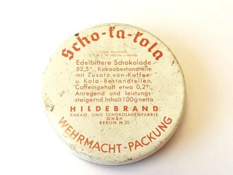 Scho-ka-kola Dose Wehrmacht Packung 1938, guter Zustand