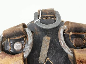 Rucksack für Gebirgstruppen mit Innenliegendem Metallrahmen, stark getragenes Stück mit Reichsbetriebsnummer