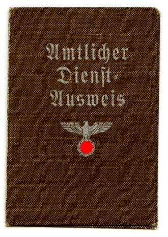 Amtlicher Dienstausweis , ausgestellt 1944 von der Gemeinde Großetzenberg