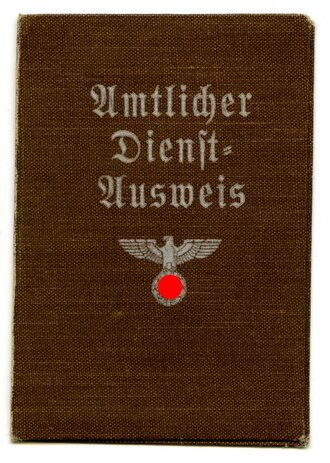Amtlicher Dienstausweis , ausgestellt 1944 von der...
