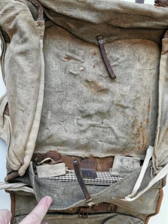1.Weltkrieg Tornister, stark getragenes Stück
