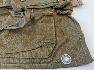 Tasche für den A Rahmen der Wehrmacht in Tropenausführung, guter Zustand