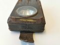 Taschenlampe DAIMON 2233, feldgrauer Originallack, Funktion nicht geprüft, ungereinigtes Stück