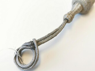 Luftwaffe , Portepee für den Dolch für Offiziere , getragenes Stück