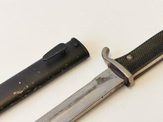 Extraseitengewehr Wehrmacht , Hersteller E.Pack & Söhne Solingen, die Scheide überlackiert