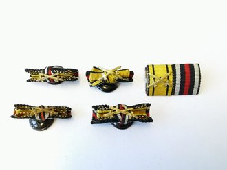 Konvolut Bandspange und Knopflochminiaturen