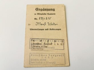 Hitler Jugend, umfangreiche Gruppe Ausweise und Papiere...