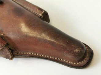 1.Weltkrieg Koffertasche für P08 datiert 1917, der zugehörige Schlüssel im Fach