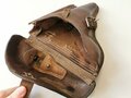 1.Weltkrieg Koffertasche für P08 datiert 1917, der zugehörige Schlüssel im Fach