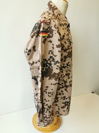 Bundeswehr , Feldbluse Wüstentarn Größe 8 ( 50 ) getragenes Stück, Schulterbreite 47 cm, Armlänge 62 cm