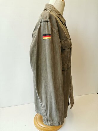 Bundeswehr , Feldbluse alter Art oliv, Größe 13, gebraucht, Schulterbreite 48 cm, Armlänge 61 cm