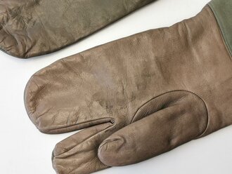 Paar Handschuhe für Kradmelder der Wehrmacht, leicht getragenes Paar, Größe 9