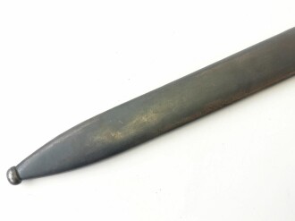 Reichswehr, Seitengewehr M98/05  datiert 1920. Es handelt sich ursprünglich um ein preußisches Stück von 1918, das in die Reichswehr übernommen wurde.