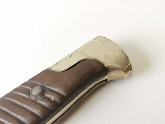 Preußen, Seitengewehr M1898 , Eigentumstück mit beidseitiger Klingenätzung, diese neuzeitlich geschwärzt