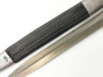 Preußen, Seitengewehr M 1884/98 alter Art, Kammerstück von 1889, Hersteller Weyersberg Kirschbaum & Cie Solingen