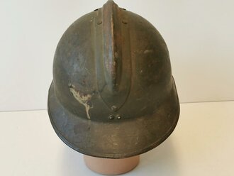 Frankreich, Stahlhelm M26, Originallack, ohne Abzeichen, Außenumfang 67 cm