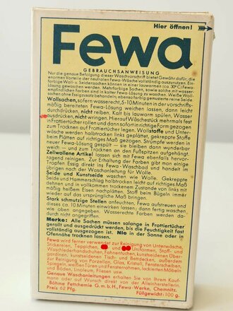 Pack "FEWA" Waschpulver, unter anderen...