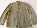 USMC Pattern 41 HBT field jacket. Used, larger damage on shoulder