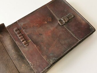 1.Weltkrieg Kartentasche, Verschlussriemen abgerissen