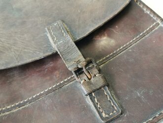 1.Weltkrieg Kartentasche, Verschlussriemen abgerissen
