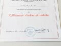 Deutscher Soldatenbund Kyffhäuser, Verdienstmedaille mit Verleihungsurkunde von 1996