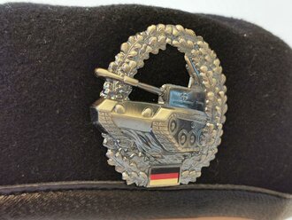 Bundeswehr Barett Panzertruppe, ungetragen