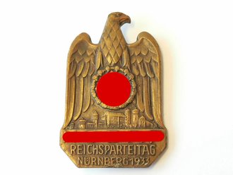 Massives Metallabzeichen "NSDAP Reichsparteitag...