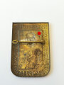 Blechabzeichen "NSKOV, Frontsoldaten- u. Kriegsopferehrentag Mainz 1936"