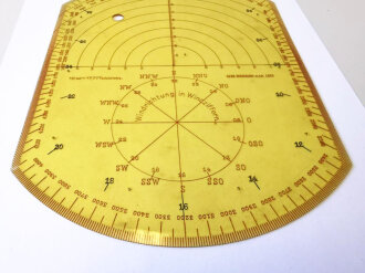 Schablone zum Satz Kartenwinkelmesser 27 der Wehrmacht...