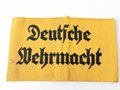 Armbinde für Zivilangestellte "Deutsche Wehrmacht"