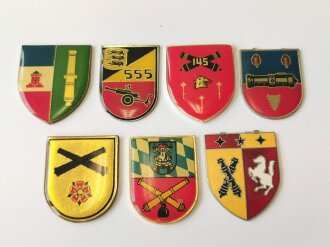 Bundeswehr , 7 Wappen für Brustanhänger