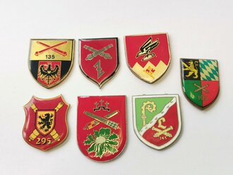 Bundeswehr , 7 Wappen für Brustanhänger