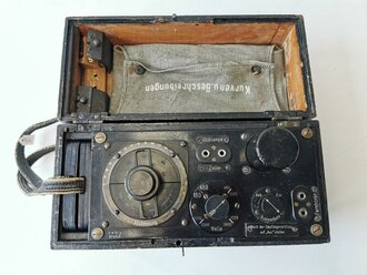 1.Weltkrieg, Wellenmesser K.W.61g von Telefunken. Funktion nicht geprüft