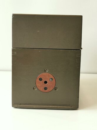 1.Weltkrieg, Wellenmesser K.W.61g von Telefunken. Funktion nicht geprüft, Gehäuse restauriert